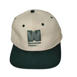 Cobra Caps Westminster Homes Adult Baseball Trucker Cap Hat SnapBack Green FLAW